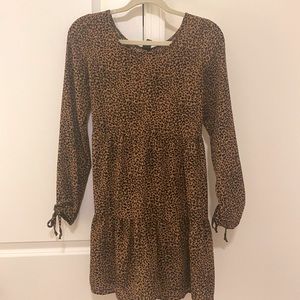 Cheetah Print Mini Dress